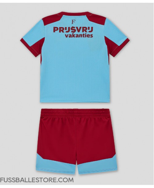 Günstige Feyenoord 3rd trikot Kinder 2025-26 Kurzarm (+ Kurze Hosen)